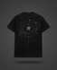 Футболка REBUS+ &laquo;Orbit Tee&raquo; Black &mdash; щільна бавовна 230 г/м&sup2;, вишивка REBUS-TEE-ORBIT фото 1