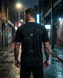 Футболка REBUS+ &laquo;Orbit Tee&raquo; Black &mdash; щільна бавовна 230 г/м&sup2;, вишивка REBUS-TEE-ORBIT фото 3